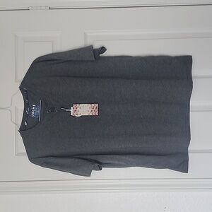 Mens short sleeves t-shirt with three buttons